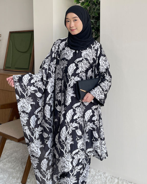 SALAMA KURUNG - CHARCOAL SILVER