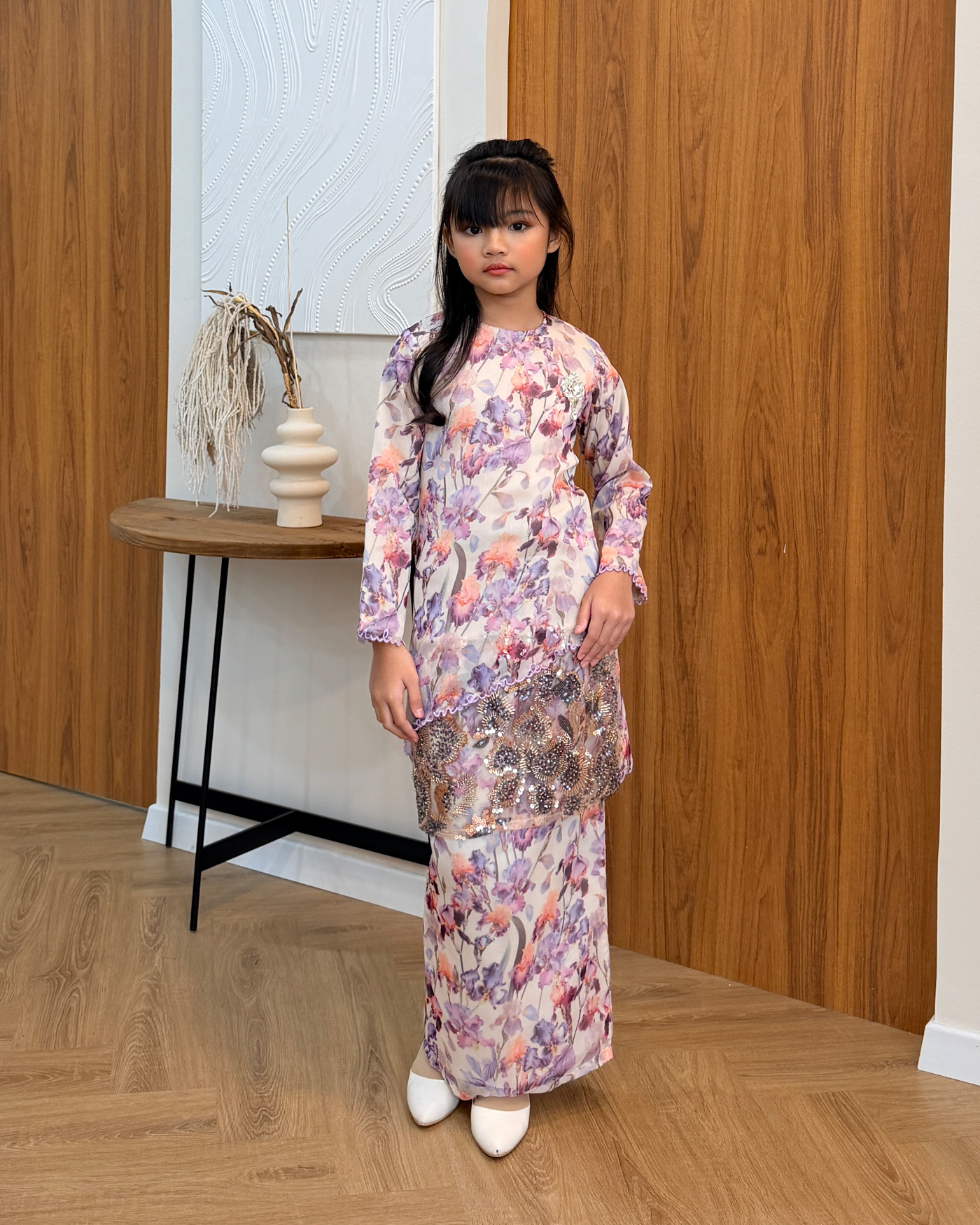 (PRE-ORDER) - LUXE KURUNG KIDS - MISTY BLOOM – Nadine