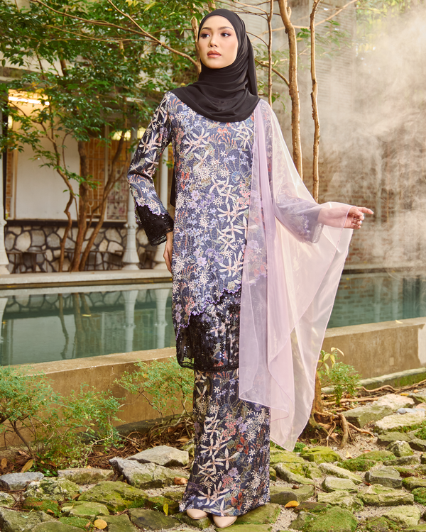 MEDLYN KURUNG -DARK PURPLE