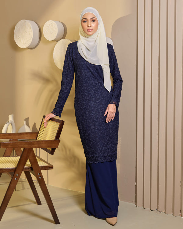 JANNAH KURUNG - NAVY BLUE