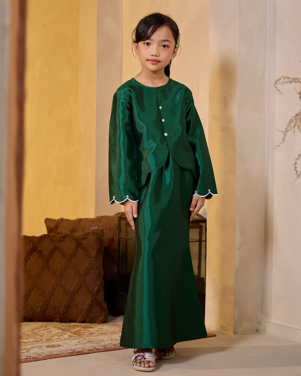 CALYSTA KURUNG KIDS - EMERALD GREEN