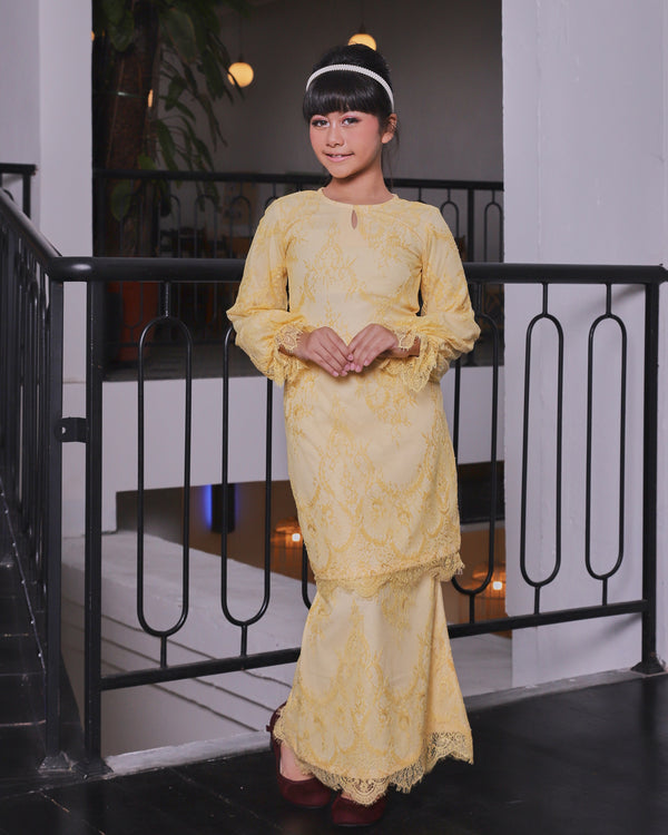 INTAN KURUNG KIDS - CORN YELLOW